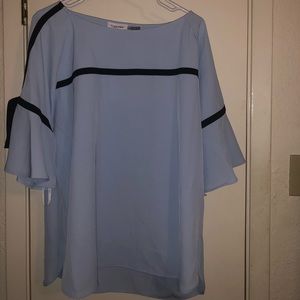 Calvin Klein Baby Blue Blouse